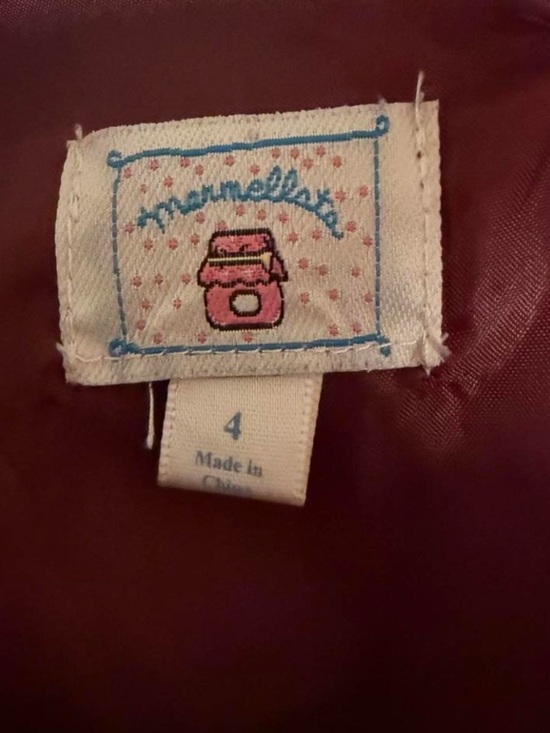 marmellata Burgundy Lace Dress with Gold Dot Accents - Picture 3 of 6